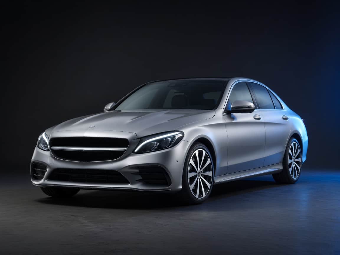 Mercedes-Benz C-Class on display